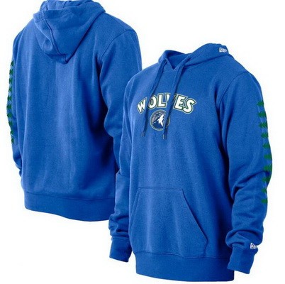 Men's Minnesota Timberwolves Blue 2021 City Edition Pullover Hoodie
