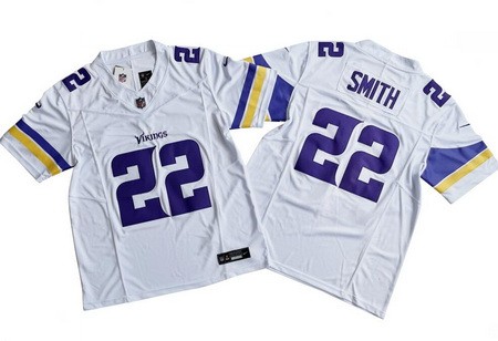 Men's Minnesota Vikings #22 Harrison Smith Limited White FUSE Vapor Jersey