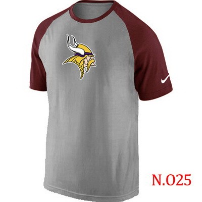 Men's Minnesota Vikings Printed T Shirt 2034