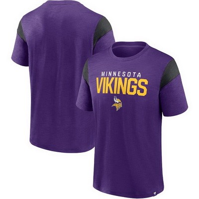 Men's Minnesota Vikings Purple Home Stretch Team T Shirt