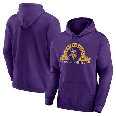 Men's Minnesota Vikings Purple Utility Pullover Hoodie