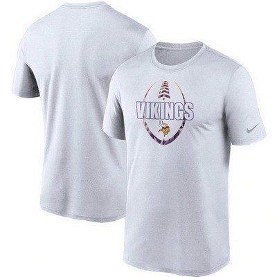 Men's Minnesota Vikings White Icon Performance T-Shirt