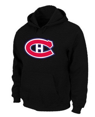 Men's Montreal Canadiens Black Printed Pullover Hoodie