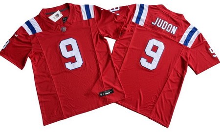Men's New England Patriots #9 Matt Judon Limited Red FUSE Vapor Jersey