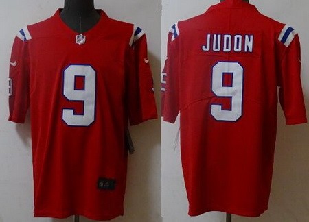Men's New England Patriots #9 Matt Judon Limited Red Vapor Jersey
