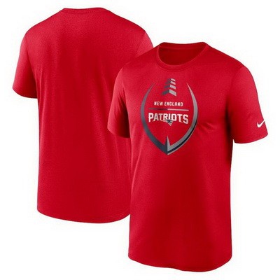Men's New England Patriots Red Icon Legend Performance T Shirt