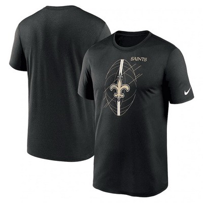 Men's New Orleans Saints Black Legend Icon Performance T Shirt