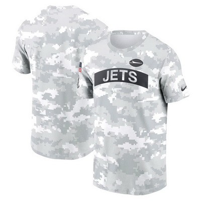 Men's New York Jets Arctic Camo 2024 Salute To Service Performance T Shirt