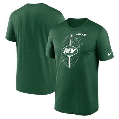 Men's New York Jets Green Legend Icon Performance T Shirt