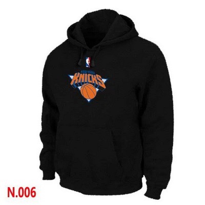 Men's New York Knicks Black Printed Pullover Hoodie