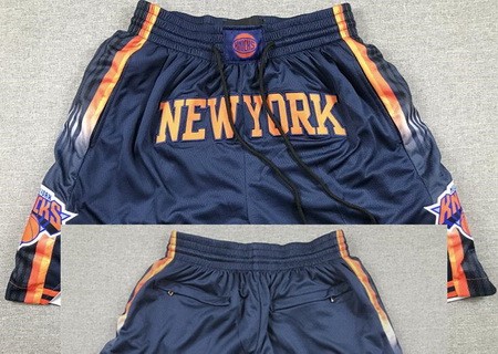 Men's New York Knicks Navy Statement Just Don Shorts