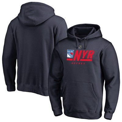 Men's New York Rangers Printed Pullover Hoodie 112451