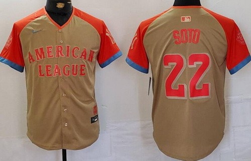 Men's New York Yankees #22 Juan Soto Gray 2024 All Star Limited Jersey