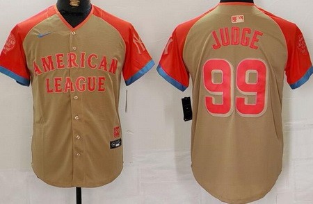 Men's New York Yankees #99 Aaron Judge Gray 2024 All Star Limited Jersey