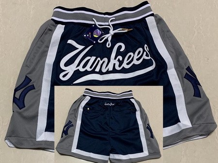 Men's New York Yankees Gray Just Don Shorts