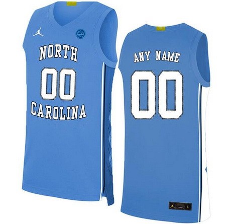 Men's North Carolina Tar Heels Customized Blue 2019 College Basketball Jersey