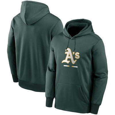 Men's Oakland Athletics Printed Pullover Hoodie 112613