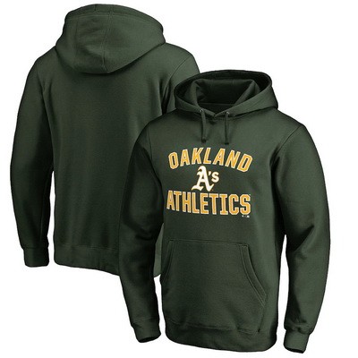 Men's Oakland Athletics Printed Pullover Hoodie 112815