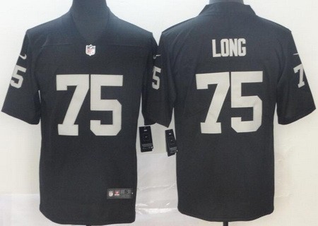 Men's Oakland Raiders #75 Howie Long Limited Black Vapor Untouchable Jersey