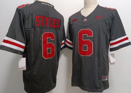 Men's Ohio State Buckeyes #6 Sonny Styles Black FUSE College Football Jersey