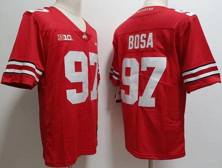 Men's Ohio State Buckeyes #97 Joey Bosa Red College Football Jersey