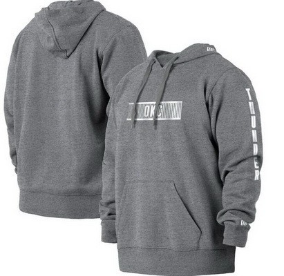 Men's Oklahoma City Thunder Gray 2021 City Edition Pullover Hoodie