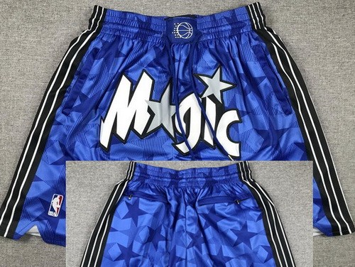 Men's Orlando Magic Blue Classic Just Don Shorts