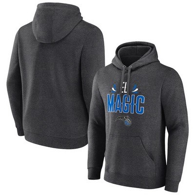 Men's Orlando Magic Charcoal Noches Ene Be A Pullover Hoodie