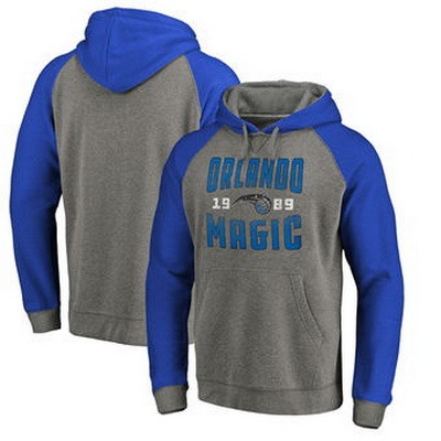 Men's Orlando Magic Gray 1 Printed Pullover Hoodie