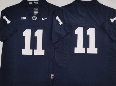 Men's Penn State Nittany Lions #11 Micah Parsons Navy FUSE College Football Jersey