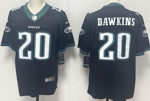 Men's Philadelphia Eagles #20 Brian Dawkins Limited Black Vapor Jersey
