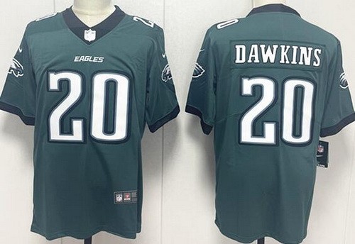 Men's Philadelphia Eagles #20 Brian Dawkins Limited Green Vapor Jersey