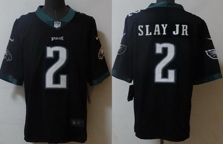 Men's Philadelphia Eagles #2 Darius Slay Jr Limited Black Vapor Jersey