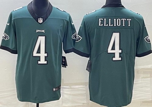 Men's Philadelphia Eagles #4 Jake Elliott Limited Green Vapor Jersey