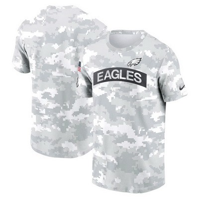 Men's Philadelphia Eagles Arctic Camo 2024 Salute To Service Performance T Shirt