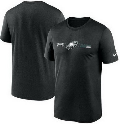Men's Philadelphia Eagles Black Printed T Shirt 302234