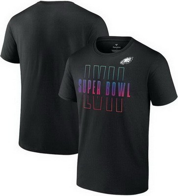 Men's Philadelphia Eagles Black Printed T Shirt 302250