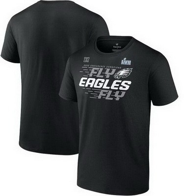 Men's Philadelphia Eagles Black Printed T Shirt 302262