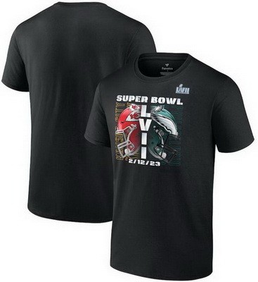Men's Philadelphia Eagles Black Printed T Shirt 302279