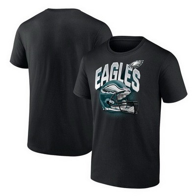 Men's Philadelphia Eagles Black Printed T Shirt 302525