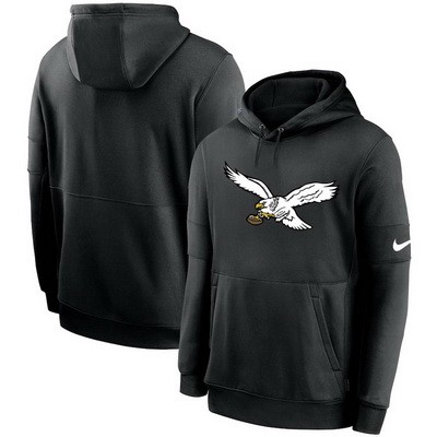 Men's Philadelphia Eagles Black Pullover Hoodie 8015