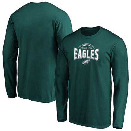 Men's Philadelphia Eagles Green Darius Rucker Long Sleeve T Shirt