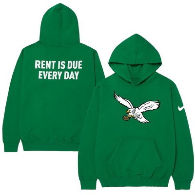 Men's Philadelphia Eagles Kelly Pullover Hoodie 8004