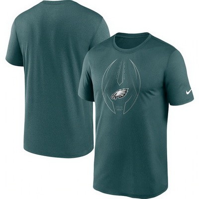 Men's Philadelphia Eagles Midnight Green Legend Icon T-Shirt