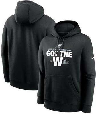Men's Philadelphia Eagles Nike Black Super Bowl LIX Champions Parade Therma Performance Pullover Hoodie