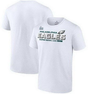 Men's Philadelphia Eagles Printed White T Shirt 302512