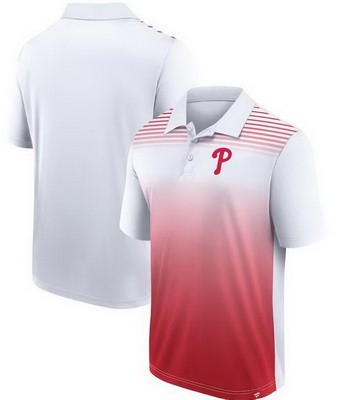 Men's Philadelphia Phillies White Red Sandlot Game Polo