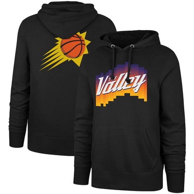 Men's Phoenix Suns Black MVP Headline City Edition Pullover Hoodie