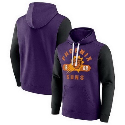Men's Phoenix Suns Purple Bold Attack Pullover Hoodie
