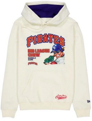 Men's Pittsburgh Pirates Cream Big League Chew Pullover Hoodie